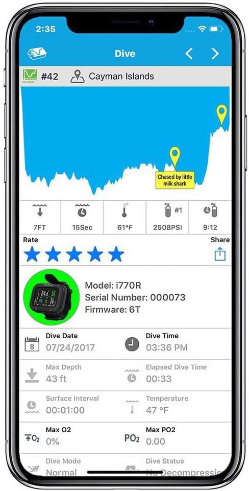 Aqua Lung i770R Tauchcomputer luftintegriert ohne Sender