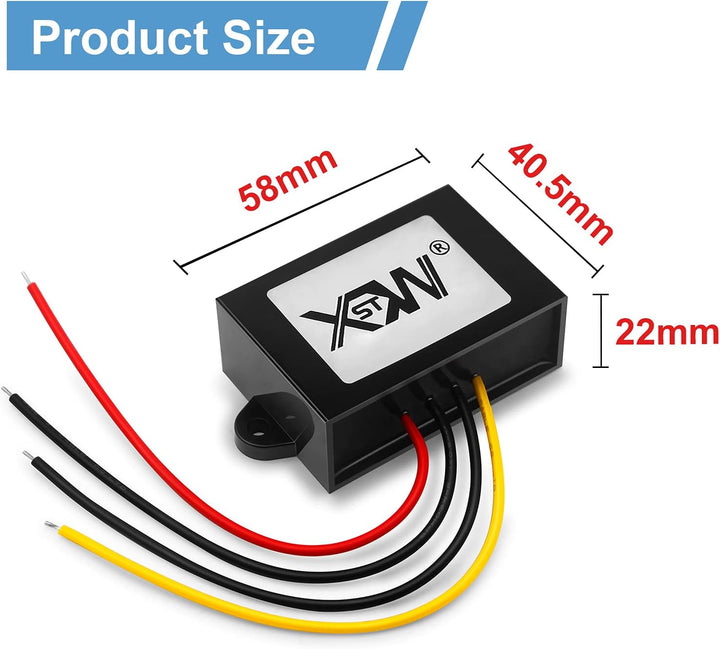 XWST DC DC 36V48V60V72V85V auf 24V Buck Spannungswandler 5A 120W Wechselrichter Auto Netzteil Wandle