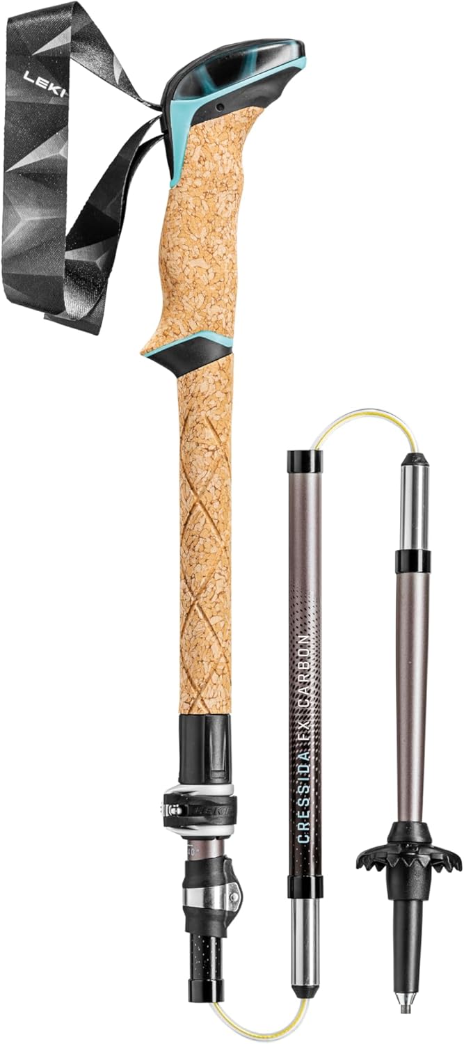 LEKI Cressida FX Carbon brownmetallic-mint-chocolate 100 - 120 cm, brownmetallic-mint-chocolate 100