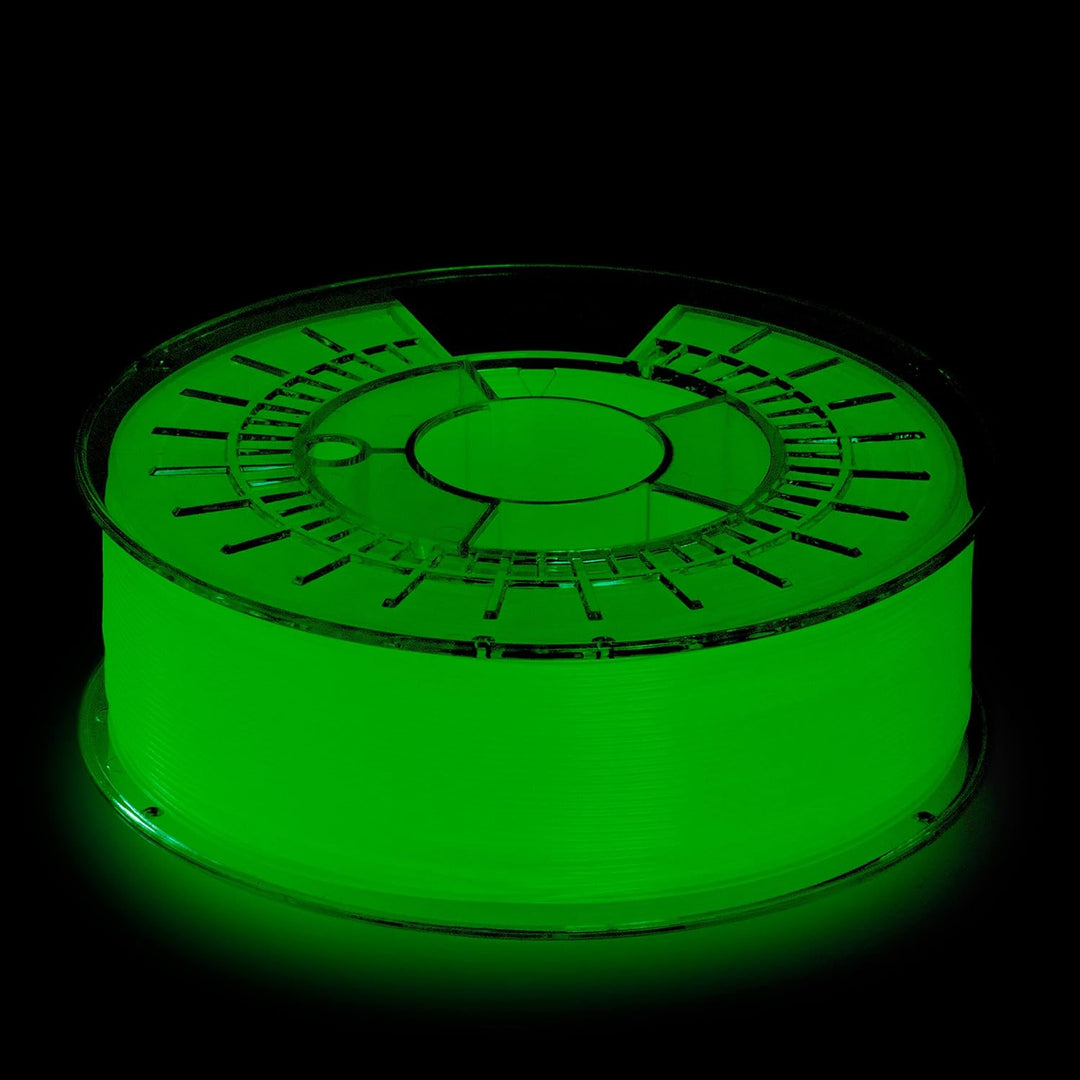 extrudr® PETG ø1.75mm (0.8kg) 'GLOW IN THE DARK' - 3D Drucker Filament - Made in Austria - höchste Q