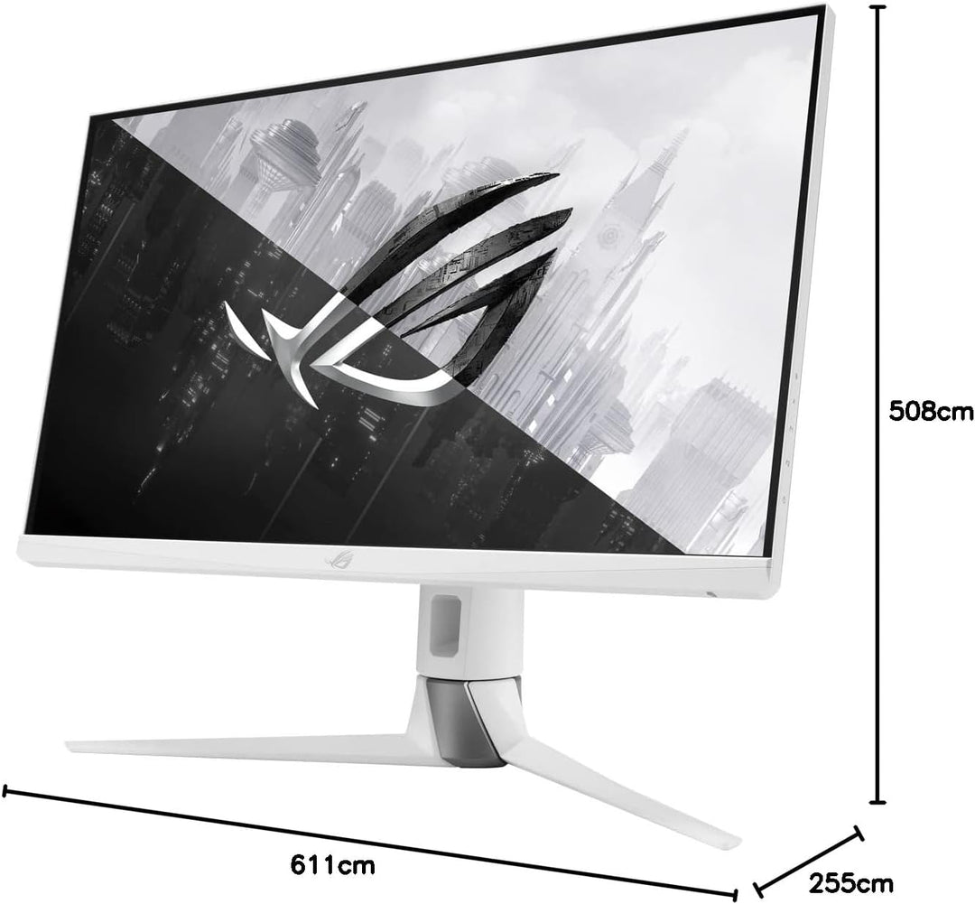 ASUS ROG Strix XG27AQ-W - 27 Zoll WQHD Gaming Monitor - 170 Hz, 1ms GtG, G-Sync kompatibel, DisplayH