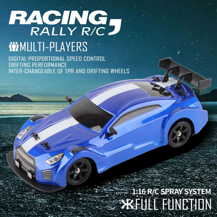 BuyWeek Ferngesteuertes Auto, 1:16 RC Drift Auto Spielzeug Simulation Allradfahrzeug Rennauto mit LE
