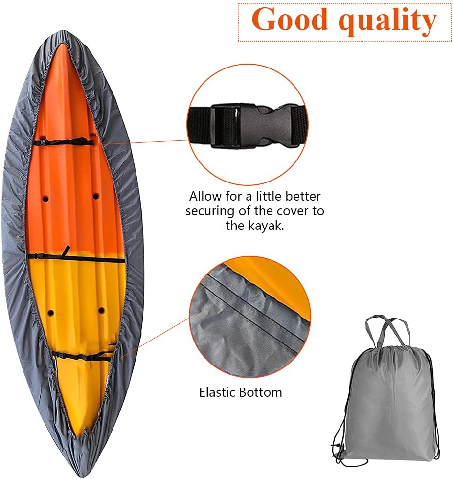 Opaltool 420D Kajak Persenning Universelle Bootsplane Persenning wasserdichte Regenschutz Sonnenschu