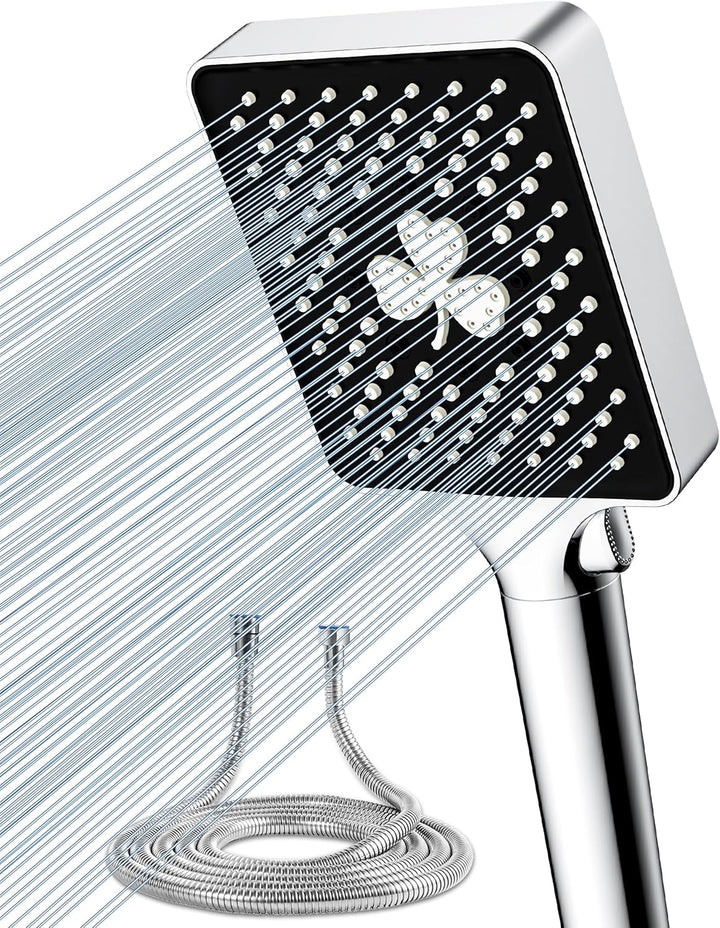 Magichome Duschkopf mit Schlauch mit 6 Strahlarten Duschkopf Wassersparend mit Schlauch 1,5M Handbra