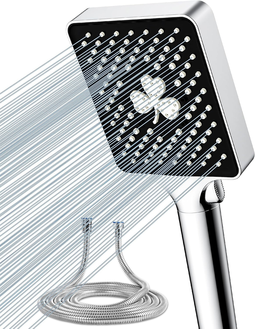 Magichome Duschkopf mit Schlauch mit 6 Strahlarten Duschkopf Wassersparend mit Schlauch 1,5M Handbra