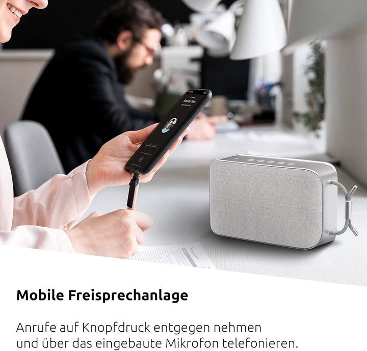 TechniSat BLUSPEAKER TWS XL - Portabler Bluetooth-Lautsprecher (mit True Wireless Stereo, Freisprech