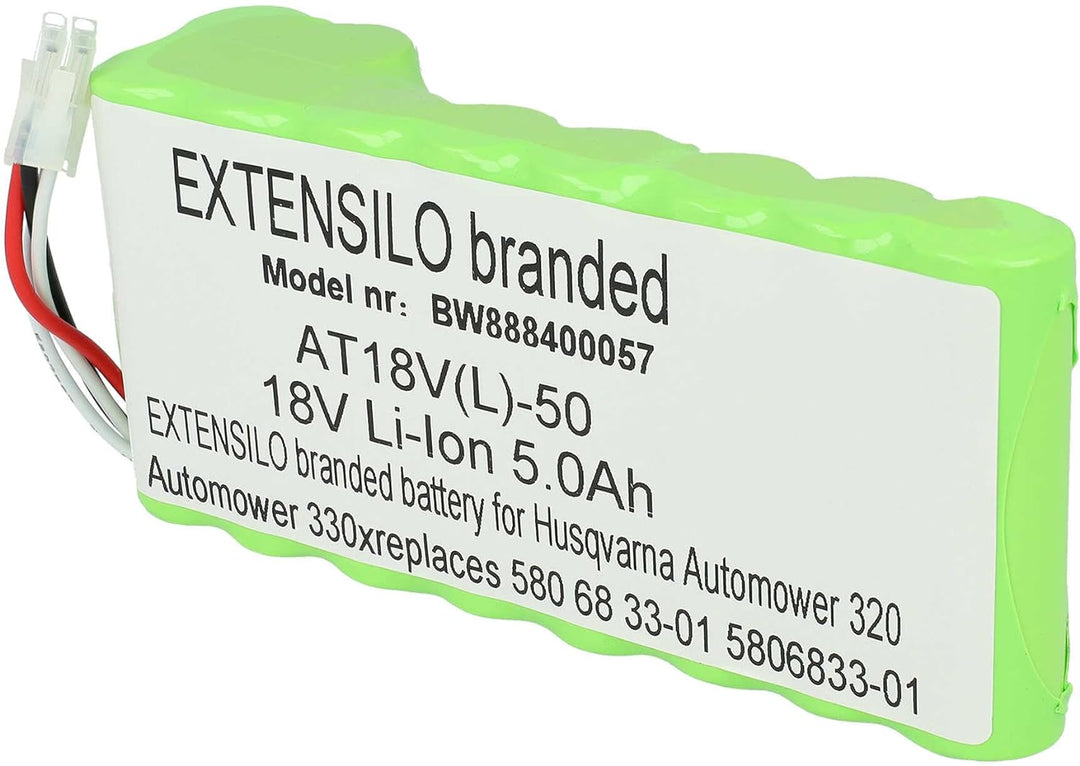 EXTENSILO Akku kompatibel mit Husqvarna Automower 420, 330X 2014, 330X 2015, 420 2016 Rasenroboter R