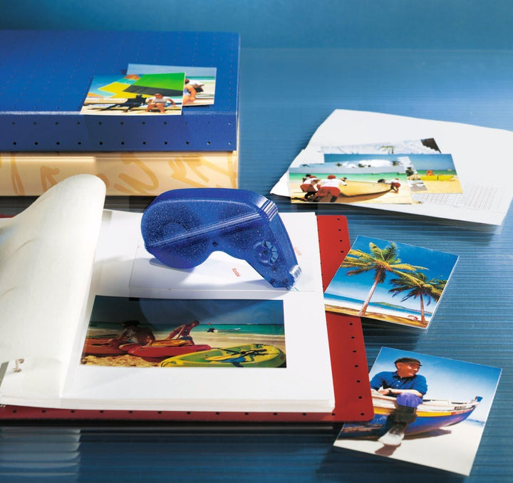 HERMA 10 x Nachfüllrolle für Vario-Klebespender fest haftend 1000 Klebestücke, 1051, weiss, 13x12mm