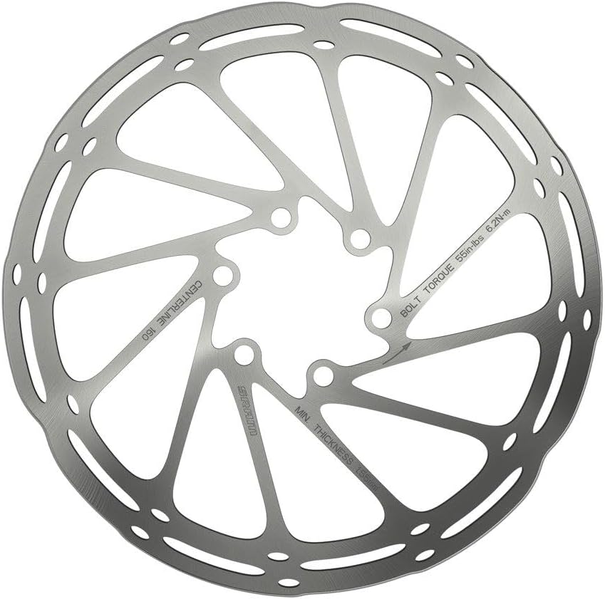 SRAM Corporation Eur AVID Bremsbelag BB7 Road S Bremsscheiben, Schwarz, 160 mm Schwarz 160 mm, Schwa