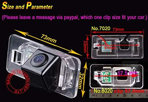 Navinio Auto Kofferraum Griff Rückfahrkamera Replacement for BMW X1 X3 X5 X6 M3/E46/E46CSL/E90/E91/E