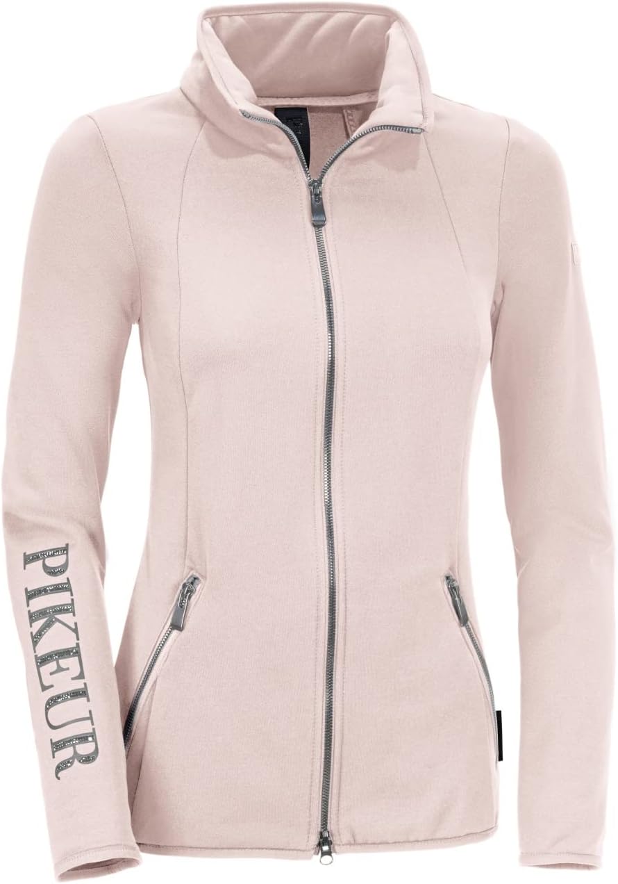 PIKEUR Damen Polartec®-Powerstretch-Jacke NIARA Selection Herbst/Winter 2021 34 Grau Violett, 34 Gra