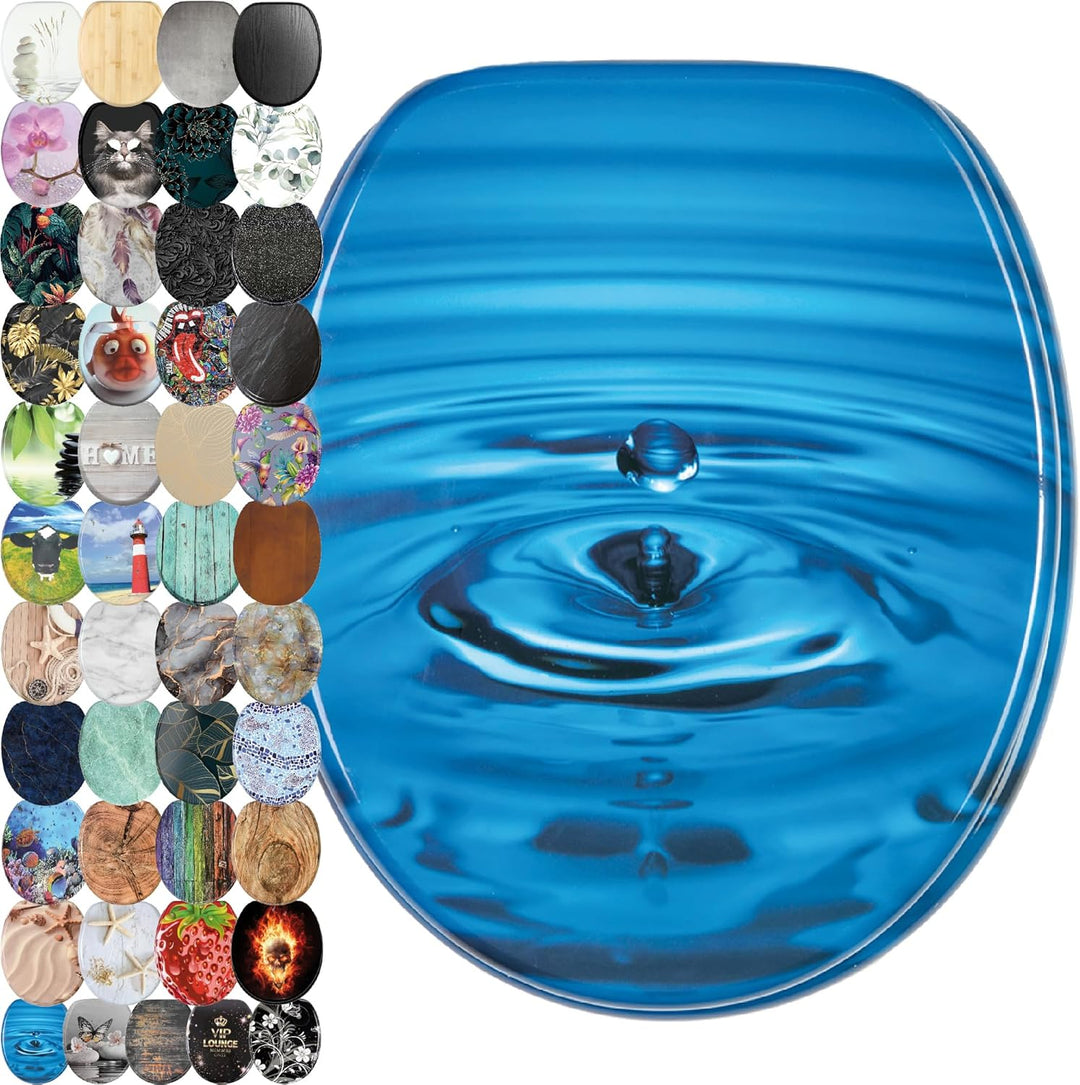 Sanilo WC Sitz, viele schöne Toilettendeckel zur Auswahl, hochwertige und stabile Qualität aus Holz