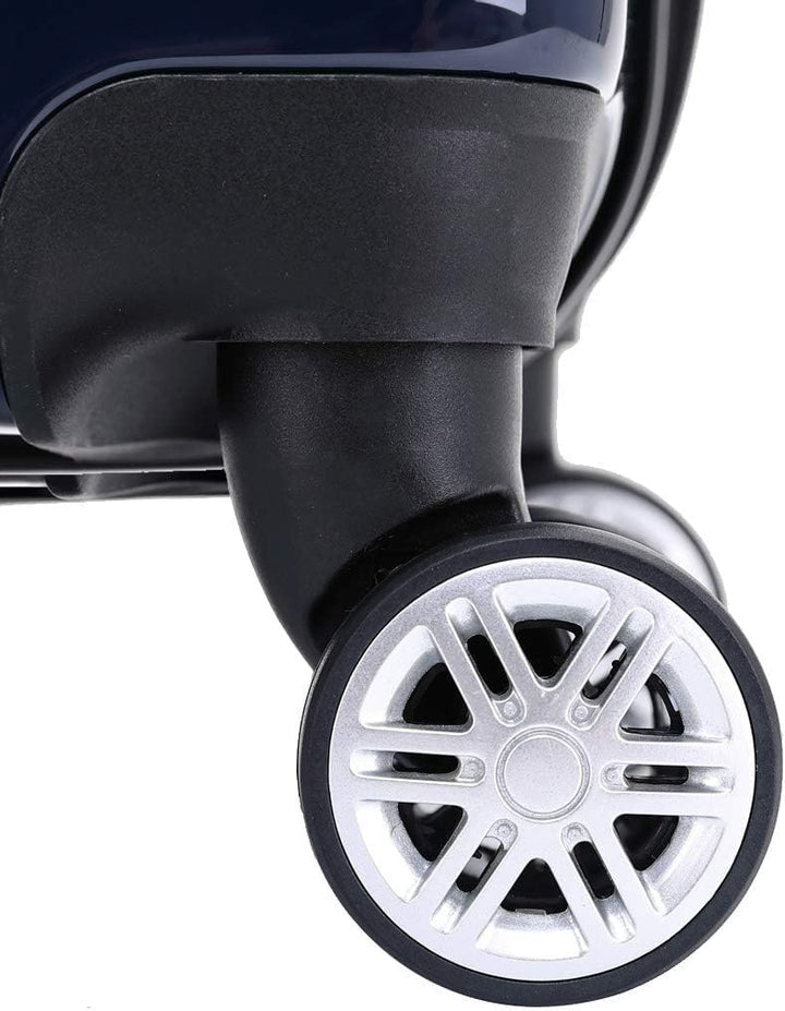 BEIBYE Zwillingsrollen 2048 Hartschale Trolley Koffer Reisekoffer in M-L-XL-Set in 15 Farben (Dunkel