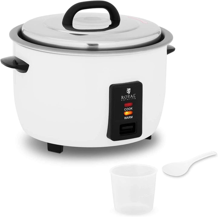 Royal Catering RCRK-10L Gastro Reiskocher Elektrisch Dampfkocher Reiskochtopf Gemüsegarer 10 L 1.550