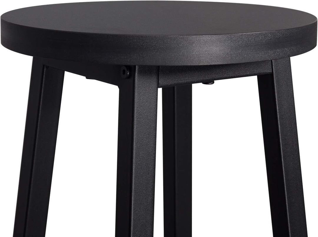 WOLTU BH130sz-2 2X Barhocker Bistrohocker Tresenhocker Barstuhl, Gestell aus stabilem Stahl, Stizflä