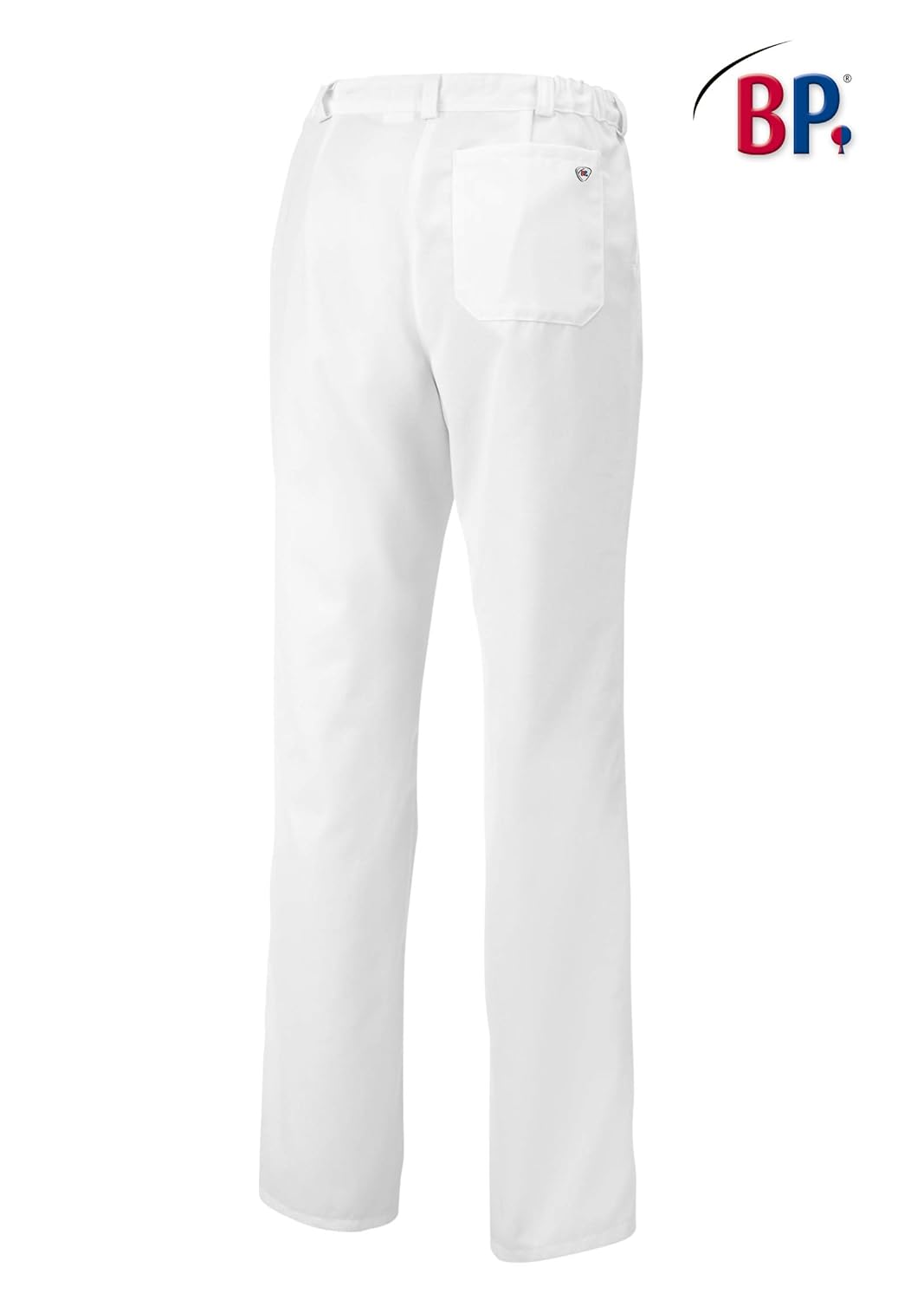 BP 1647-400-21-36n Hosen für Frauen, mit Bundfalten und Taschen, 215,00 g/m² Stoffmischung, weiss, 3