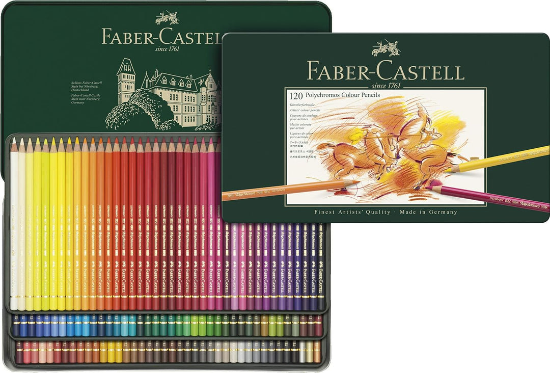 Faber-Castell 117511 - Aquarellstift Albrecht Dürer 120er Metalletui & 110011 - Künstlerfarbstifte P