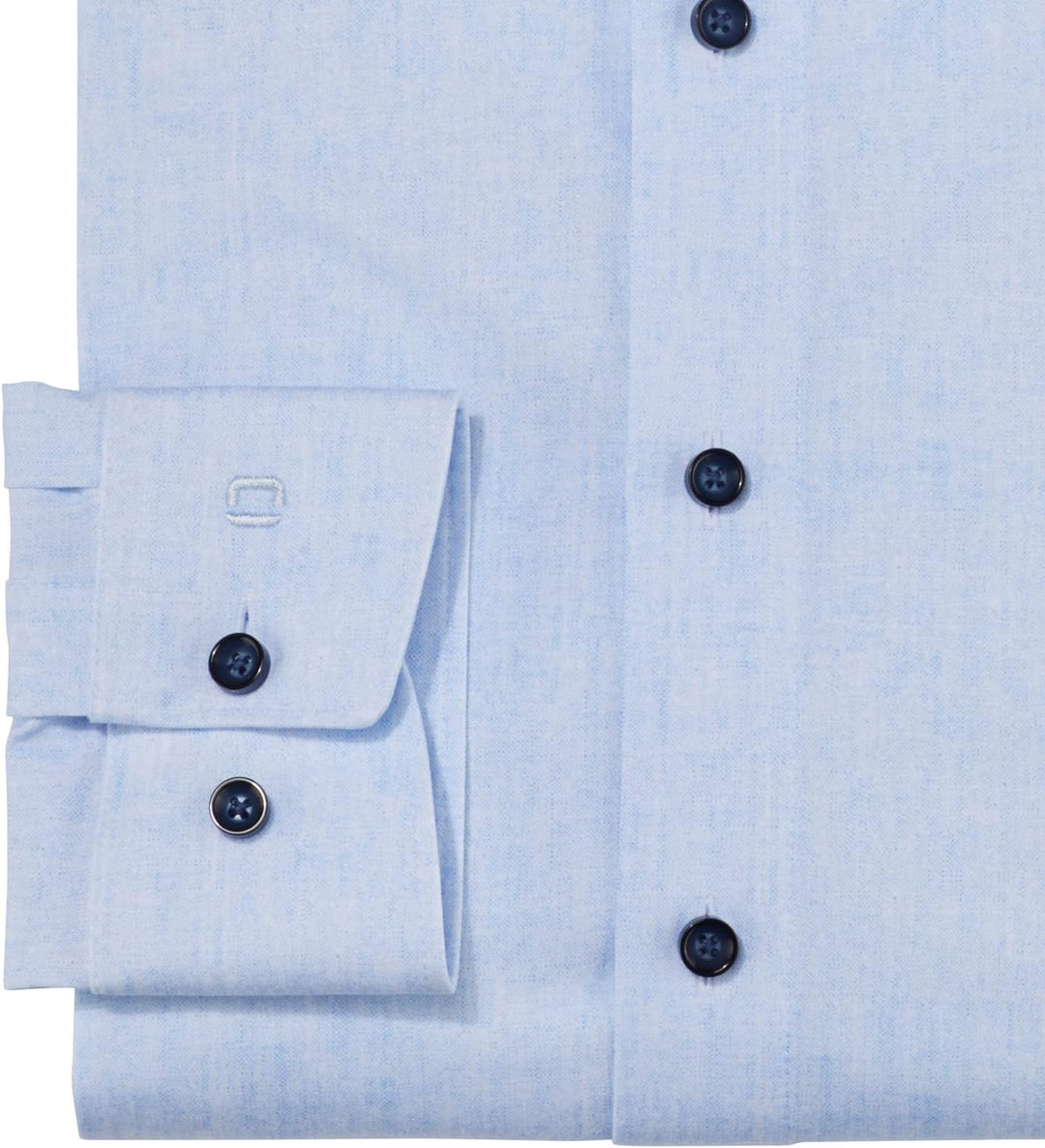 OLYMP Herren Businesshemd Langarm Luxor 24/Seven,modern fit,New Kent 47 Grosse Grössen Bleu 11, 47 G