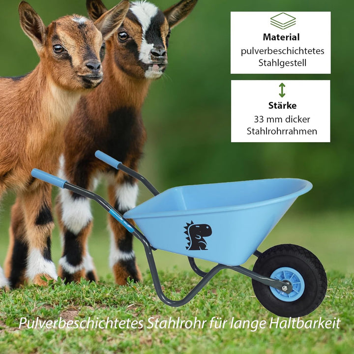 Kinderschubkarre Schiebkarre Metallschubkarre Gartenkarre Diverse Motive Lokomotive Feuerwehr Prinze