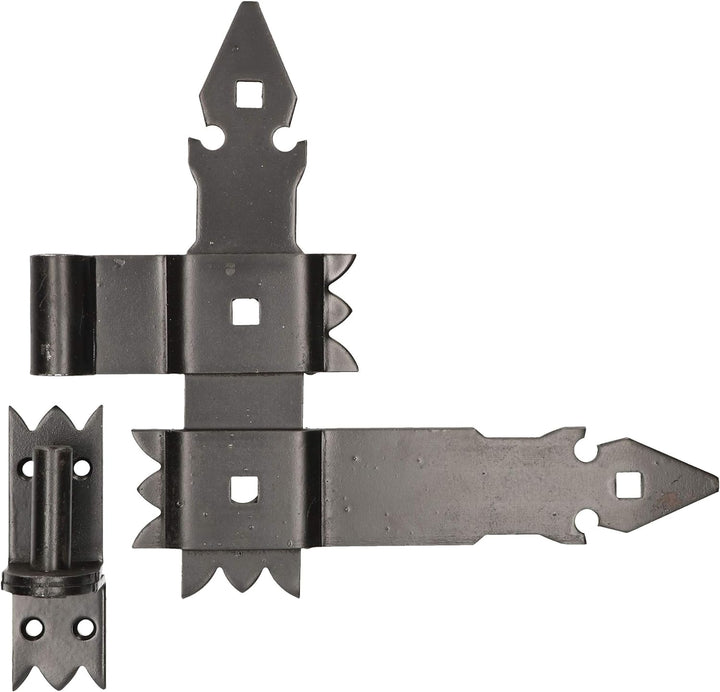 KOTARBAU® 4tlg.Winkelbänder 250 x 250 mm Geschmiedet Antik für Fensterladen Tore Garagen, 250 x 250