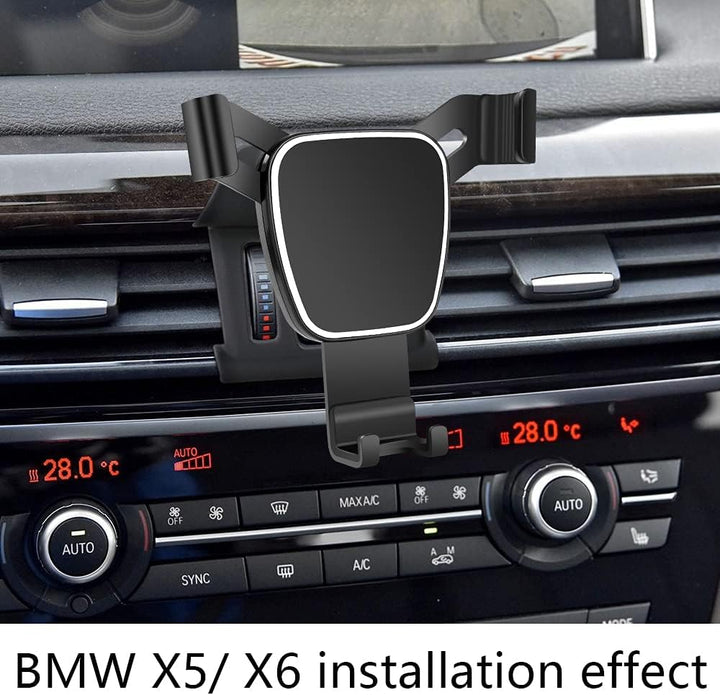 LUNQIN Kfz-Halterung für BMW X5 X6 SUV 2014–2018 sDrive35i xDrive35i 40e 35d F15 F16 Auto-Zubehör Na