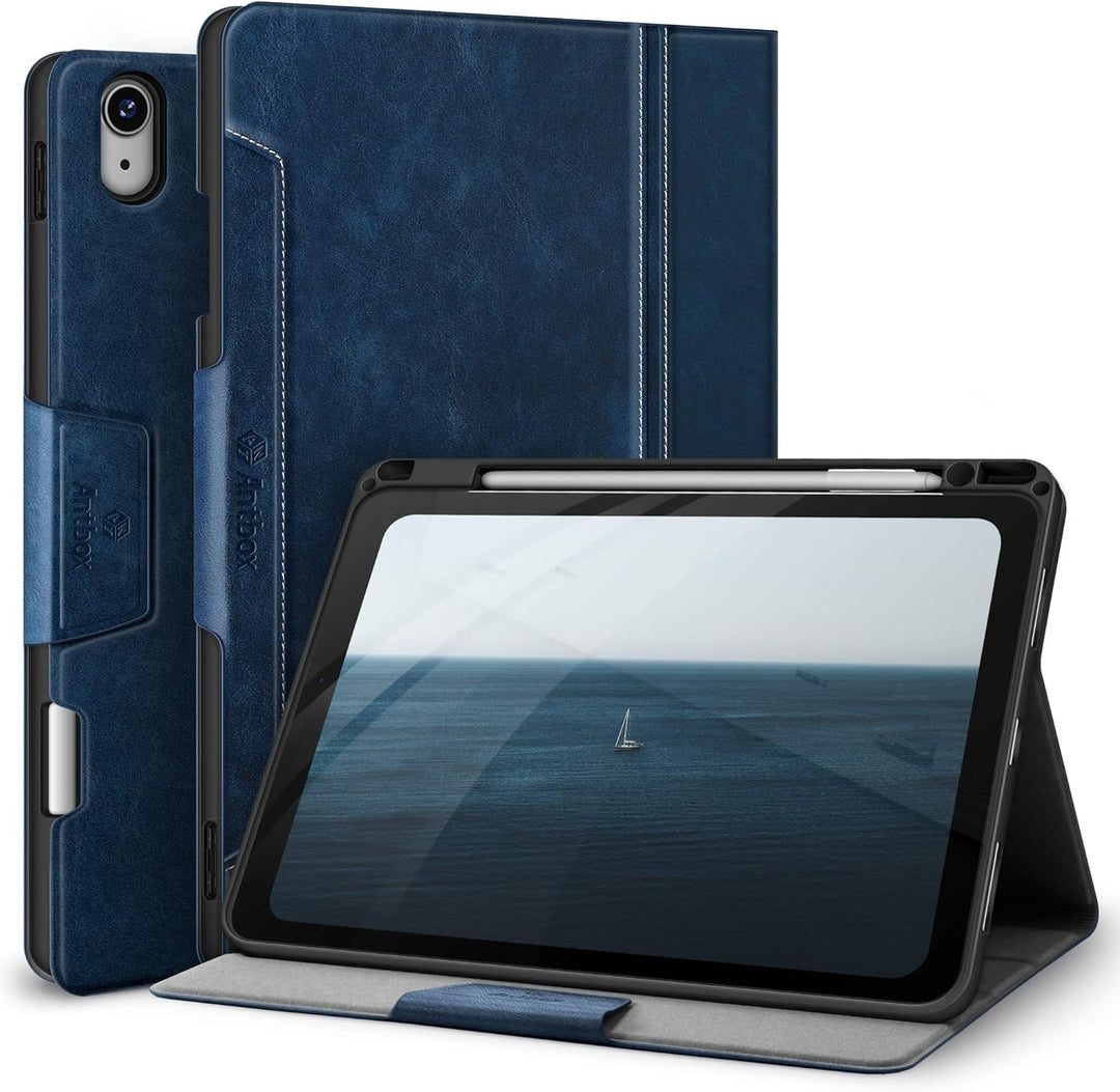 Antbox Hülle für iPad Air 5./4. Generation 2022/2020 iPad 10.9 Zoll mit Stifthalter Apple Pencil Hal