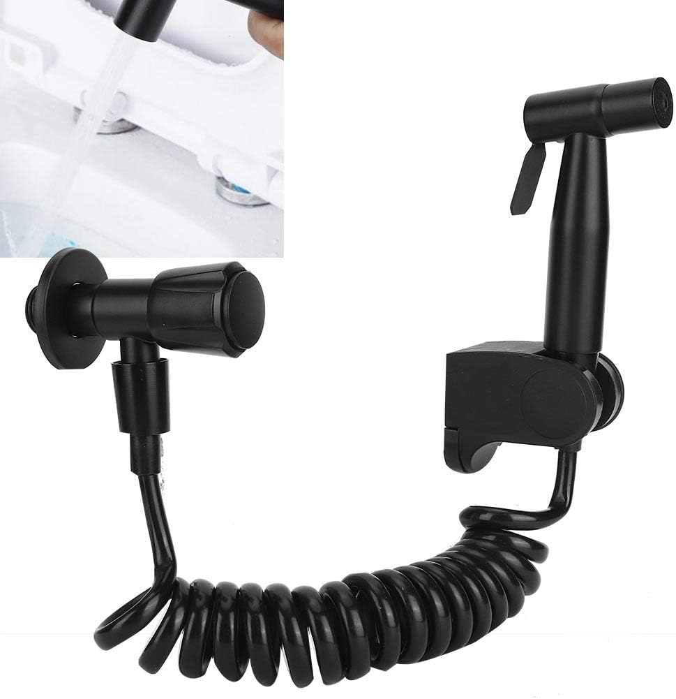 G1/2 Gewinde Edelstahl Bidet Sprayer Set Schwarz Für Badezimmer Toilette Schwarz B Style