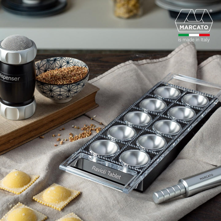 Marcato Ravioli Tablet Schwarz - Ravioliform 36 x 21 x 7 cm Schwarz, 36 x 21 x 7 cm Schwarz