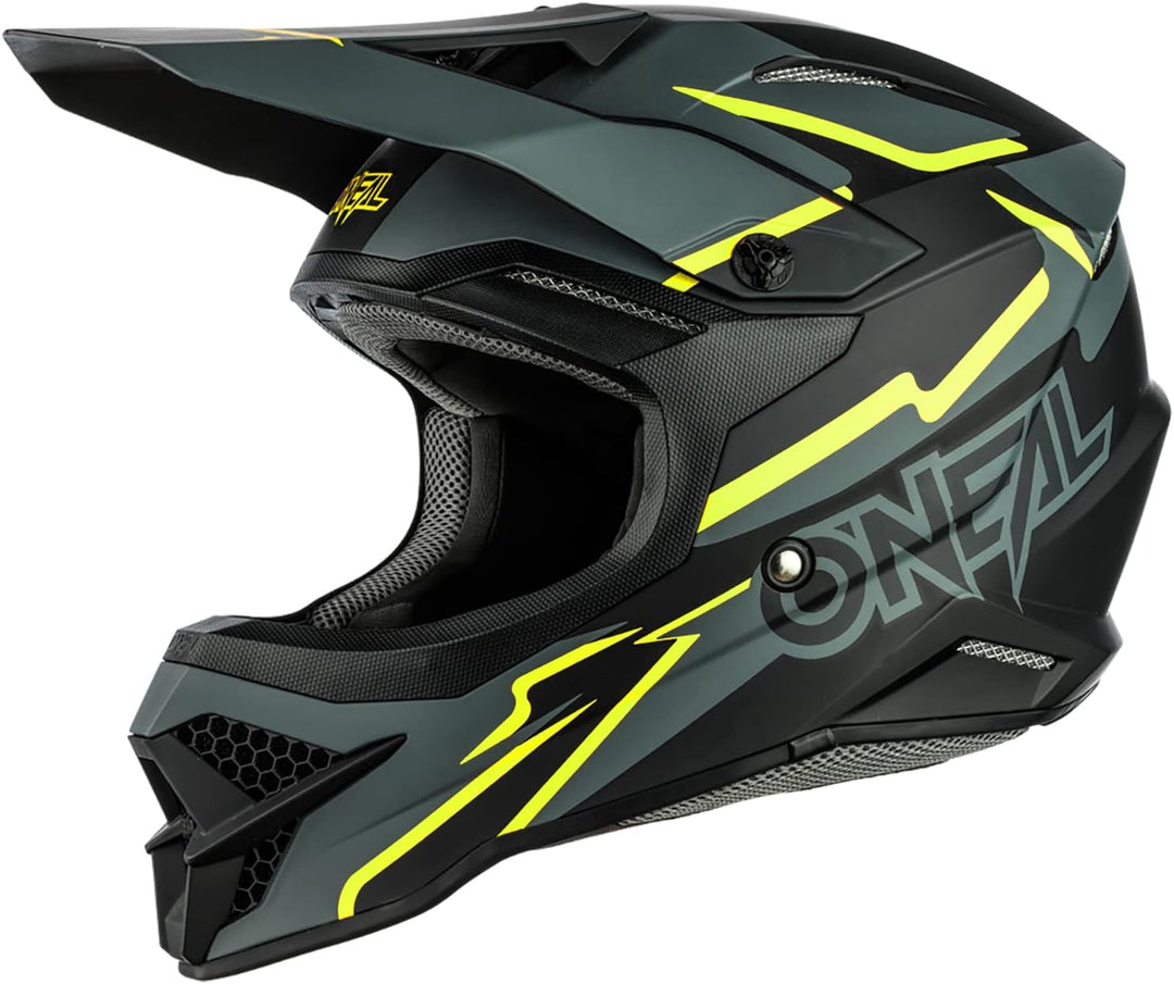 O'NEAL | Motocross-Helm | MX Enduro | ABS-Schale, Lüftungsöffnungen für optimale Belüftung & Kühlung