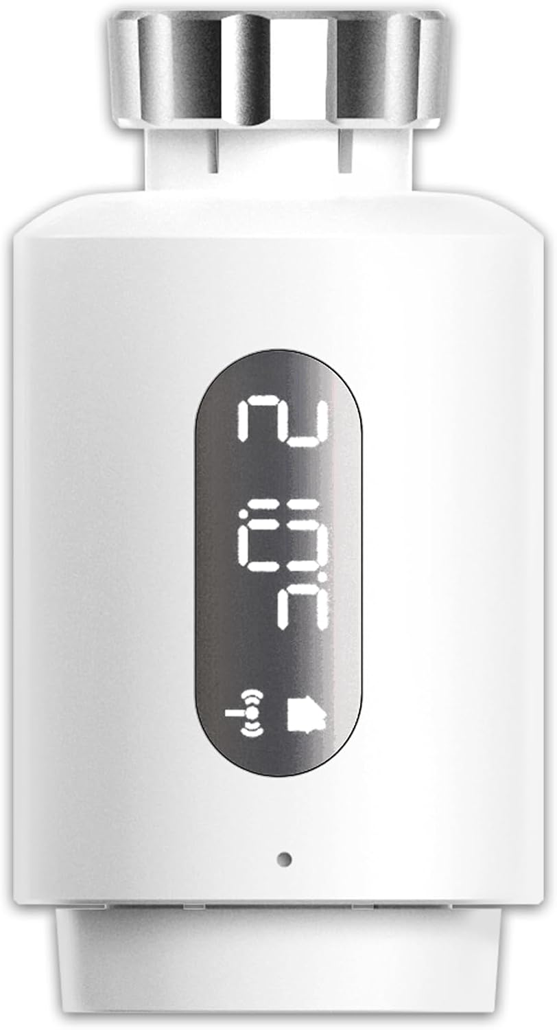 Smart Heizkörperthermostat mit APP ANTELA Digitales Display zur Kontrolle der Heiztemperatur, Kompat