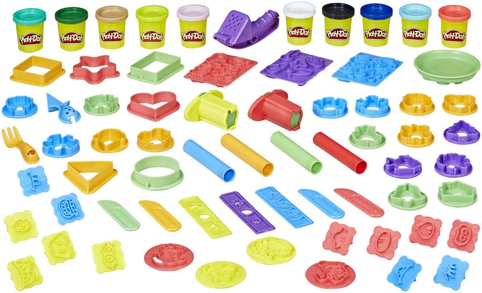 Hasbro Play-Doh E2542F03 Grosse Knetparty, Knete, Mehrfarbig Single, Single