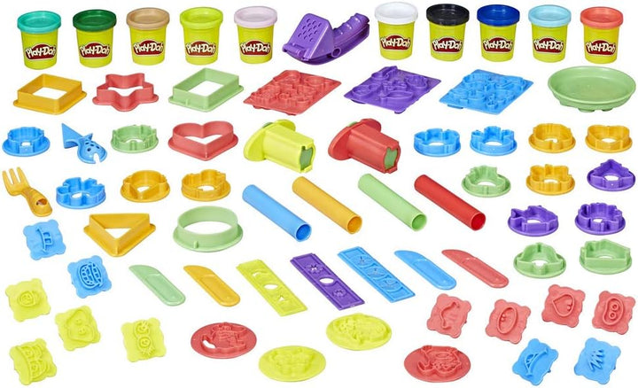 Hasbro Play-Doh E2542F03 Grosse Knetparty, Knete, Mehrfarbig Single, Single
