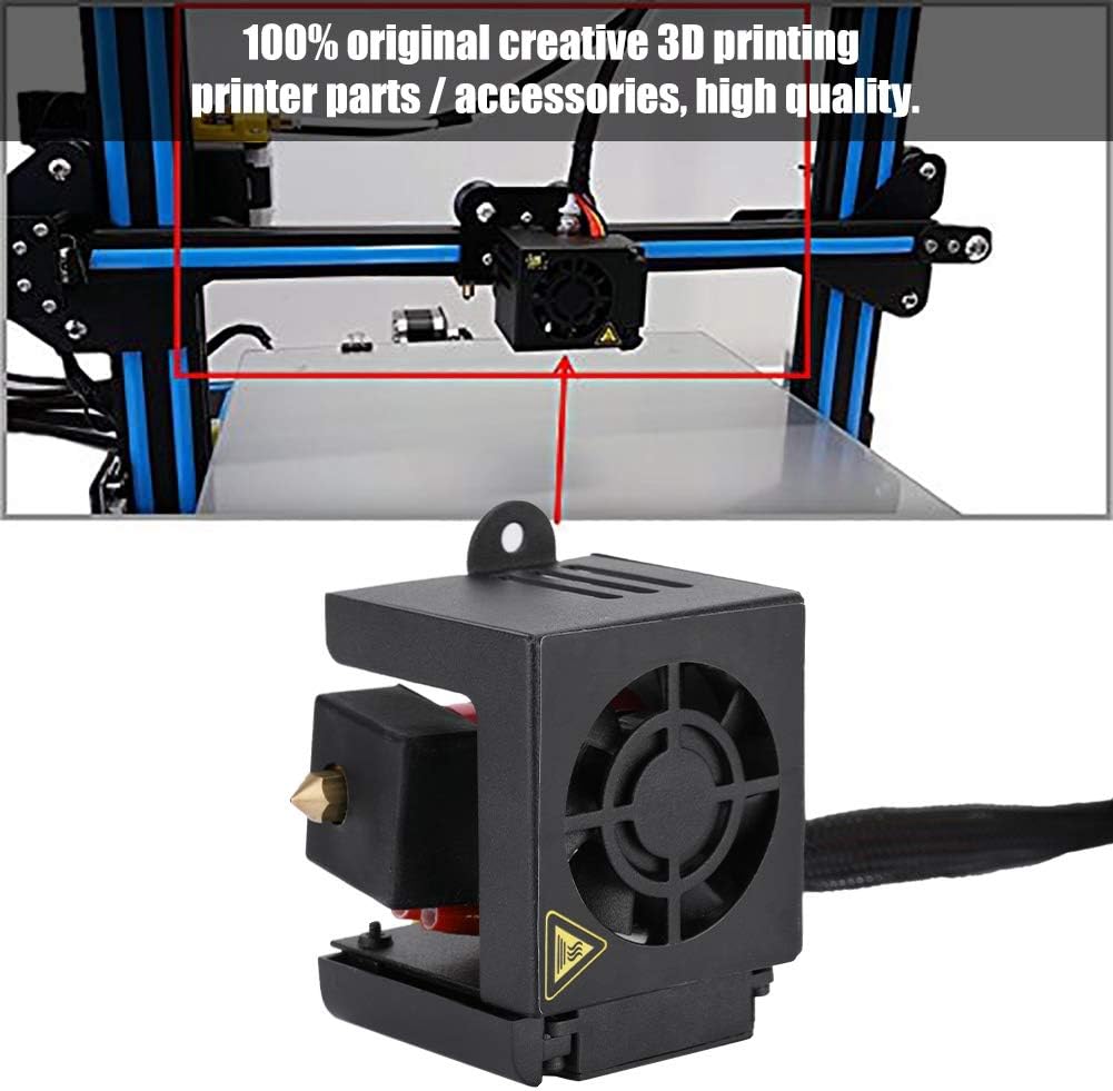 ASHATA 3D Drucker MK8 Extruder Kit, Edelstahl J-Kopf MK8 Extruder Hot End+Sprühdüsen Kit,Geeignet fü