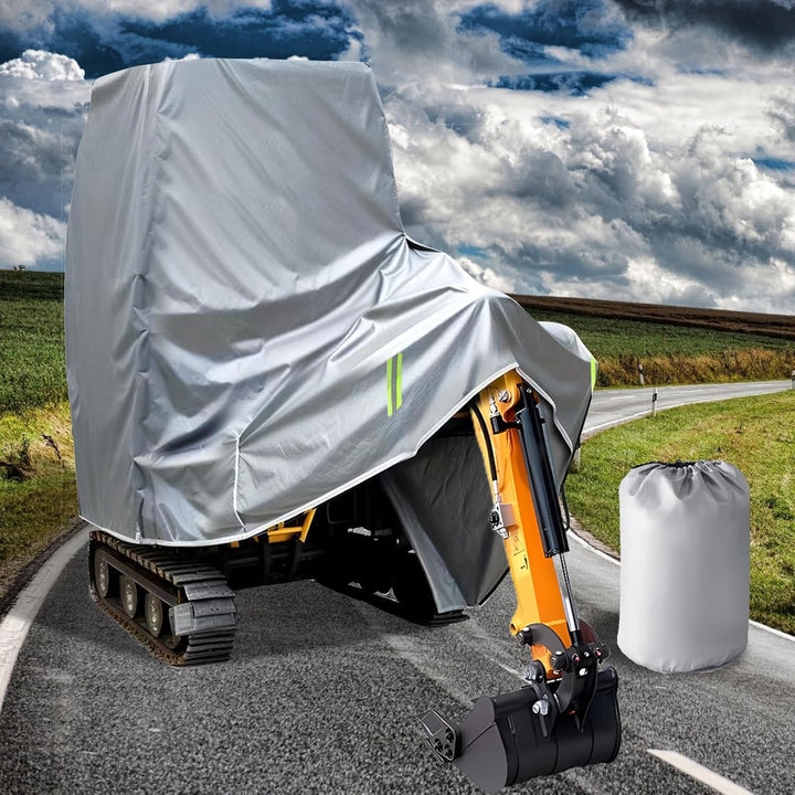 Minibagger Abdeckung, Bagger Schutzhülle, Rundumschutz, Abriebfest, Langlebig, Kratzfest, Wasserfest