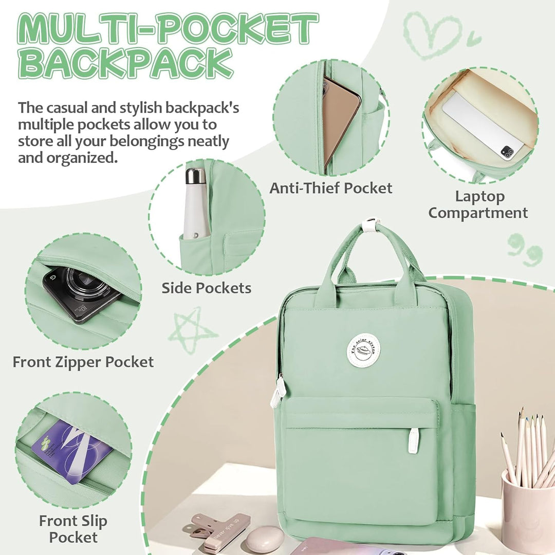 HYC00 Schultaschen Schulrucksack Teenager Mädchen Jungen Schulranzen College-Rucksack Schultasche Mä