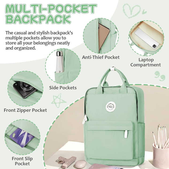 HYC00 Schultaschen Schulrucksack Teenager Mädchen Jungen Schulranzen College-Rucksack Schultasche Mä