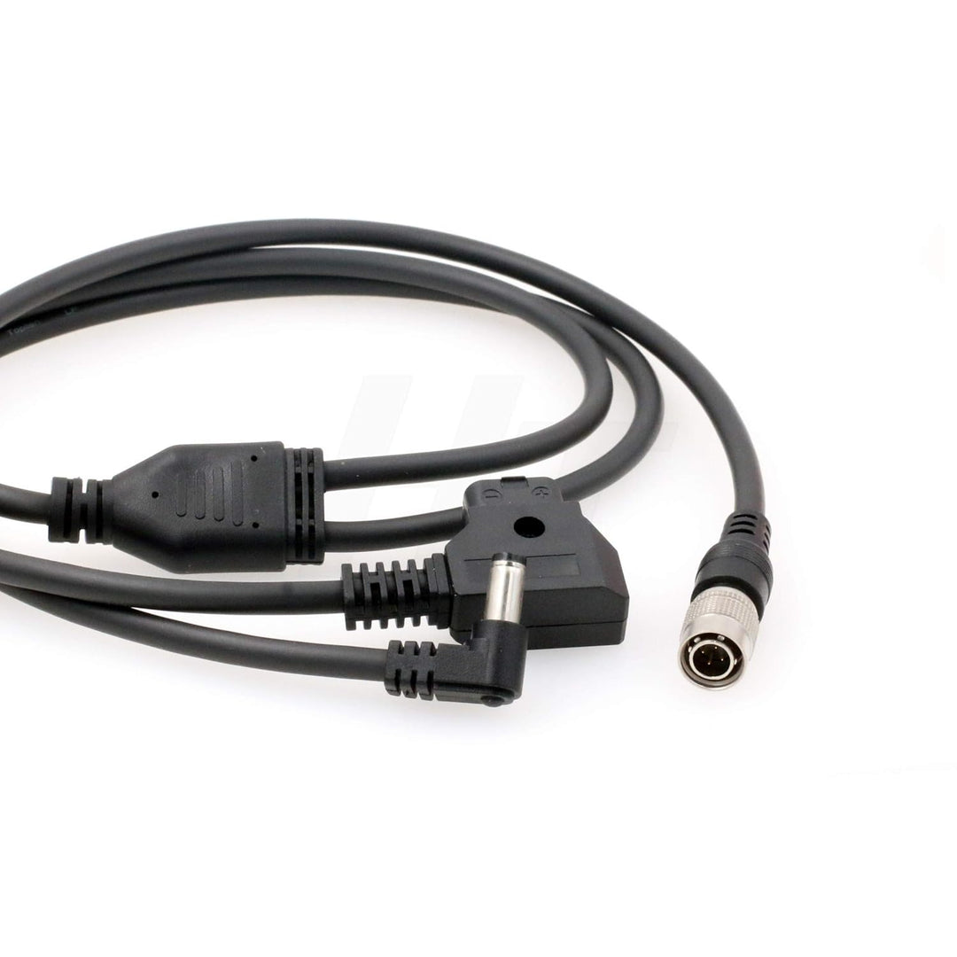 Power Spliter Kabel D-Tap auf Hirose 4 Pin und DC Barrel für Zoom F8, BMCC, Video Assist Monitor 4pi