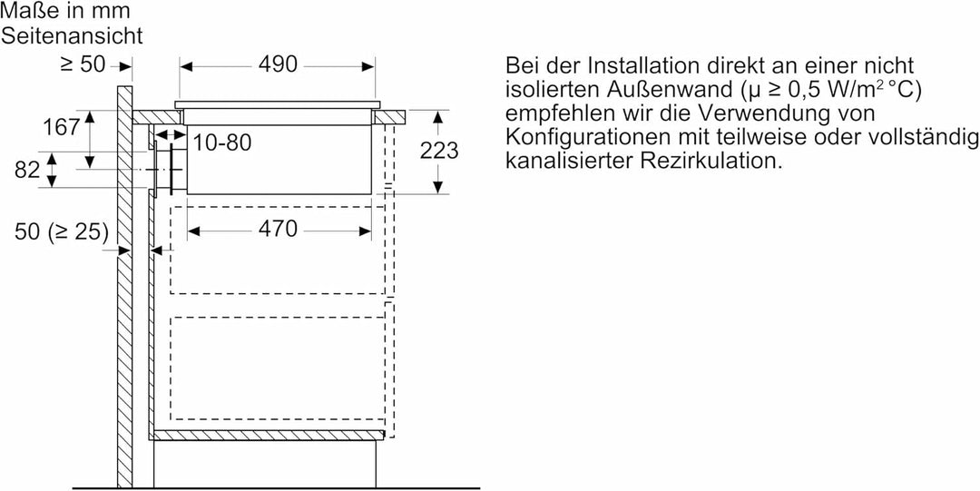 Siemens ED811HQ26E iQ500, Smartes Induktionskochfeld mit Dunstabzug, 80 cm breit, Rahmenlos aufliege