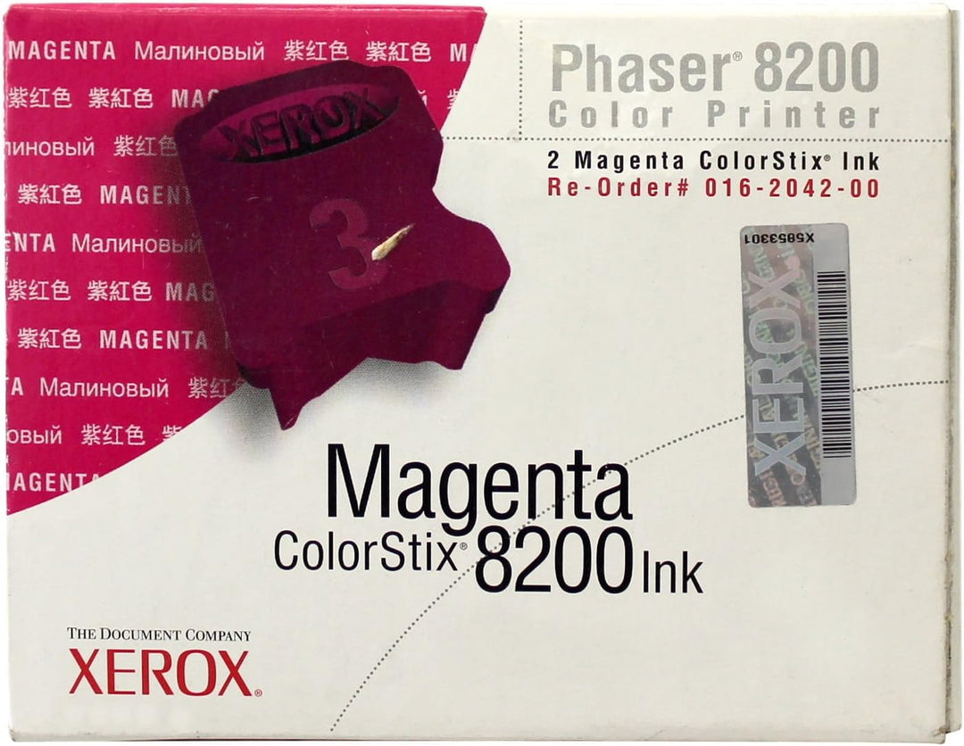 Xerox 16204200 Phaser 8200 colorstix magenta Standardkapazität 2 x 1.400 Seiten 2er-Pack