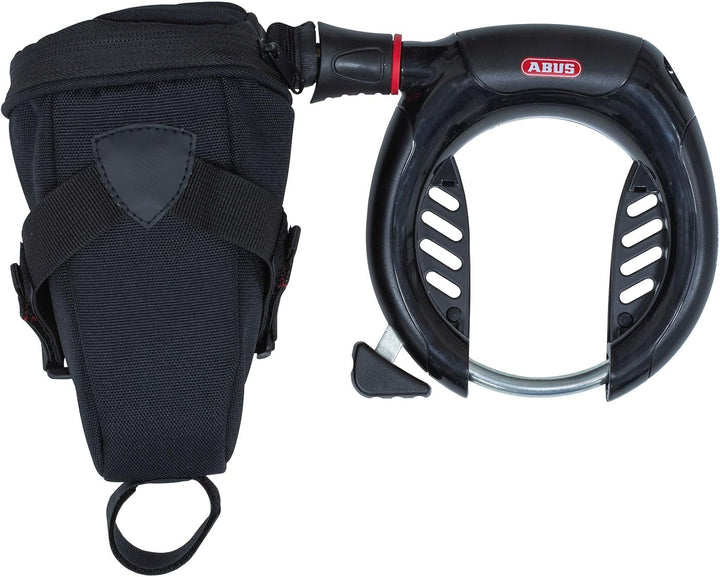 ABUS Rahmenschloss Pro Shield 5950 NR + Rahmenschlosskette Chain 6KS/85 + Schlosstasche ST5950 - Sch