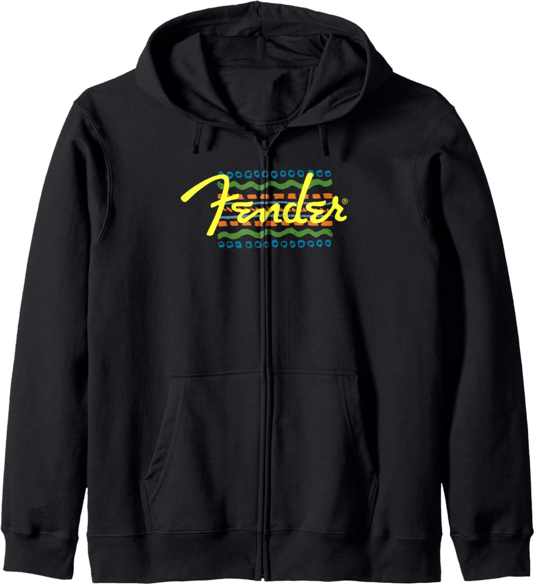 Fender Finger Painted Logo Kapuzenjacke