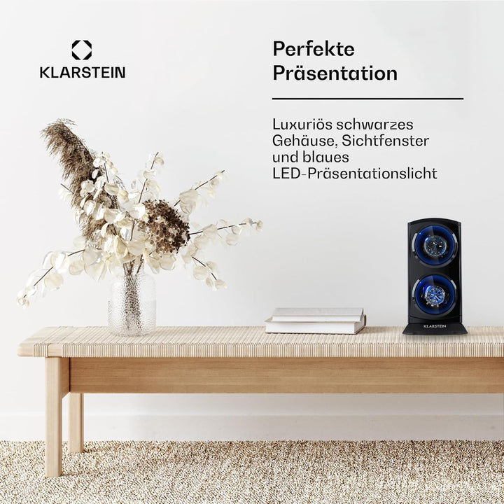 Klarstein Uhrenbeweger, Automatik-Uhrenbeweger, Watch Winder, Uhrenbeweger für Automatikuhren, Autom
