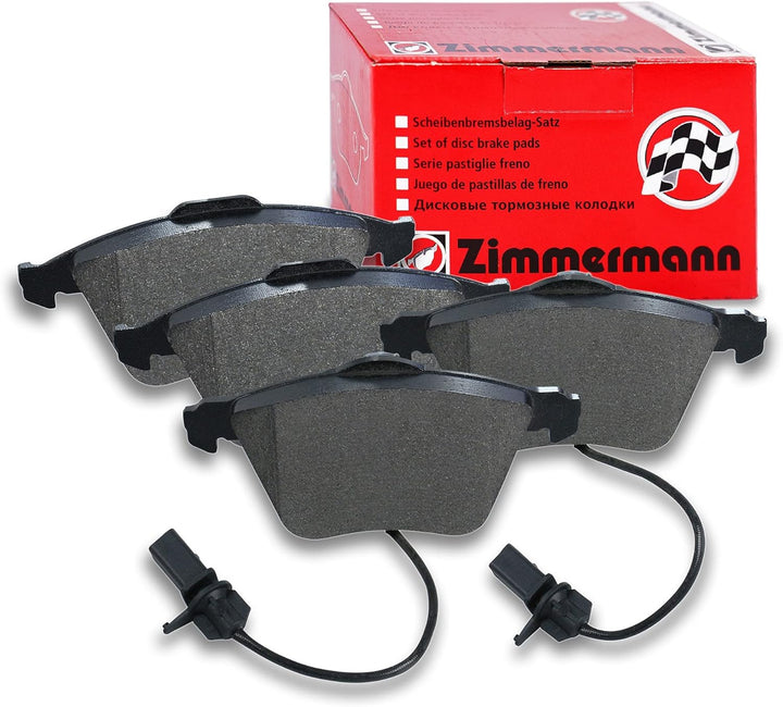 ZIMMERMANN 23762.200.1 Serie Bremsbeläge, vorne, 2 Sensoren, inklusive Platte dämpfend