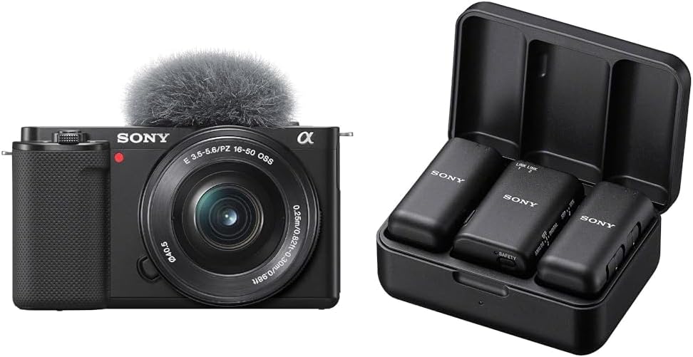 Sony Alpha ZV-E10 | APS-C spiegellose Vlog-Kamera (schwenkbarer Bildschirm für Vlogging, 4K-Video, E