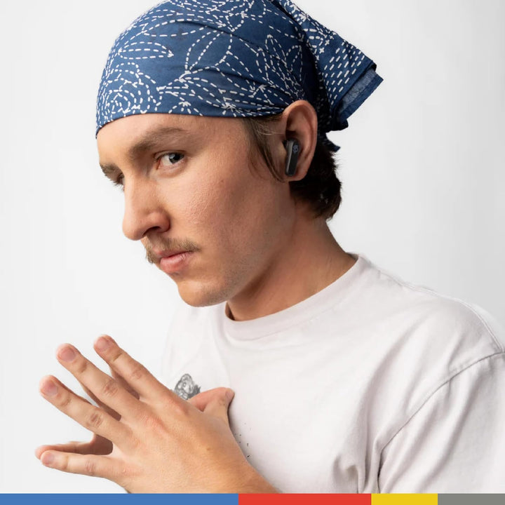 Skullcandy Rail In-Ear Wireless-Kopfhörer, 42 Std. Akkulaufzeit, Skull-iQ, Alexa-Unterstützung, Mikr