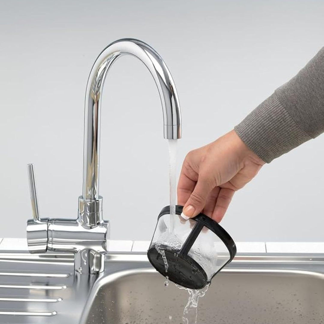 Ariete 2877, elektrischer Design-Wasserkocher aus Edelstahl, 2000 W, 1,7 l, mit sichtbarem Wassersta