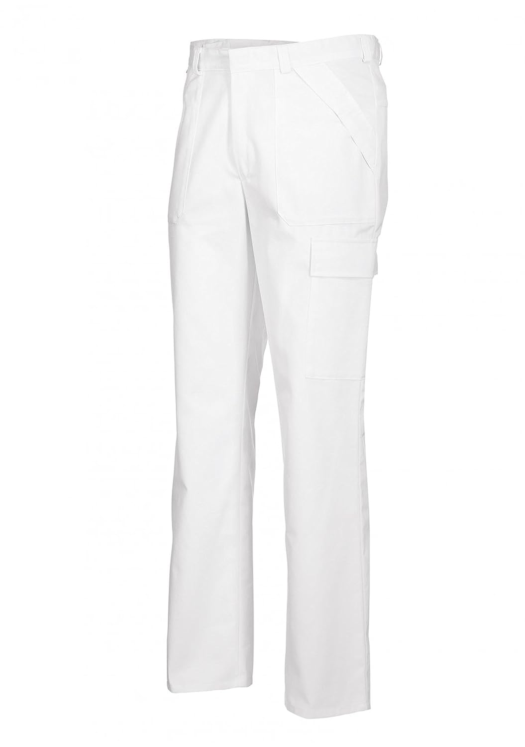 BP 1680-558-21-Ll Unisex-Arbeitshose, mit Reissverschluss, 245,00 g/m² Stoffmischung, weiss, Ll Ll W