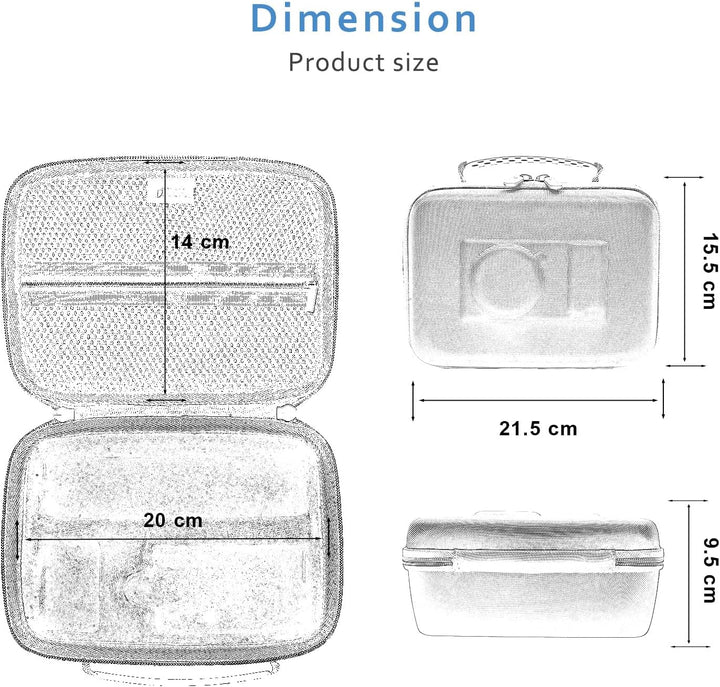 XANAD Tasche für Sony Vlog Kamera ZV-1 ZV-1II 2 Digitalkamera mit Bluetooth Handgriff Tragetasche sc