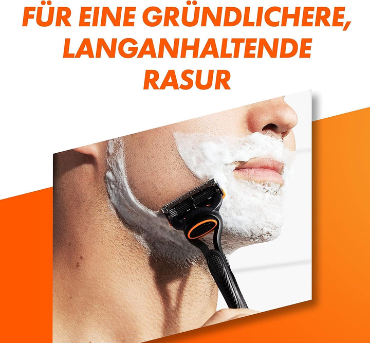 Gillette Fusion 5 Rasierklingen, 8 Ersatzklingen für Nassrasierer Herren mit 5-fach Klinge