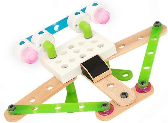 BRIO Builder 34593 Licht-Konstruktionsset, 120 TLG. - Das kreative Konstruktionsspielzeug aus Schwed